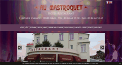 Desktop Screenshot of hotel-restaurant-mastroquet.com