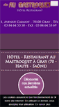 Mobile Screenshot of hotel-restaurant-mastroquet.com